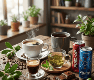Caffeine or products containing caffeine (1)