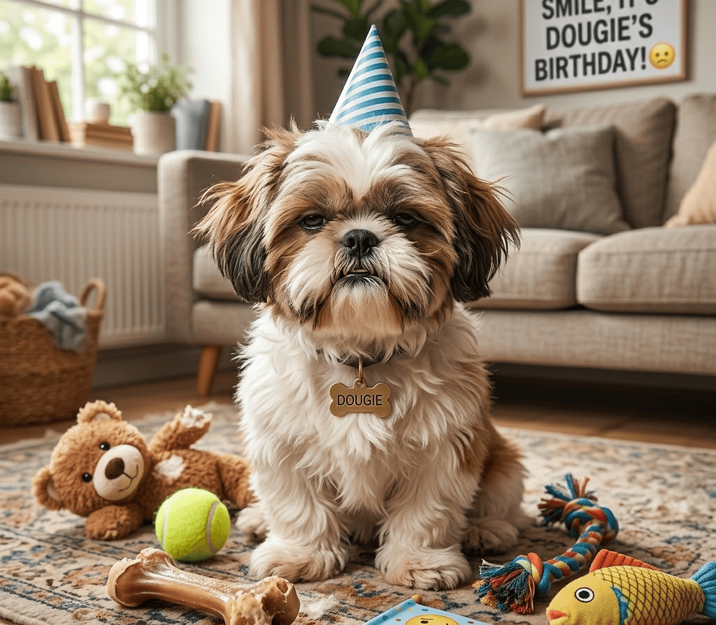 Dougie The Shih Tzu Is Not In The Mood To Play (1)