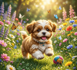 Teacup Shih Tzu Puppy Has a Good Time (1)
