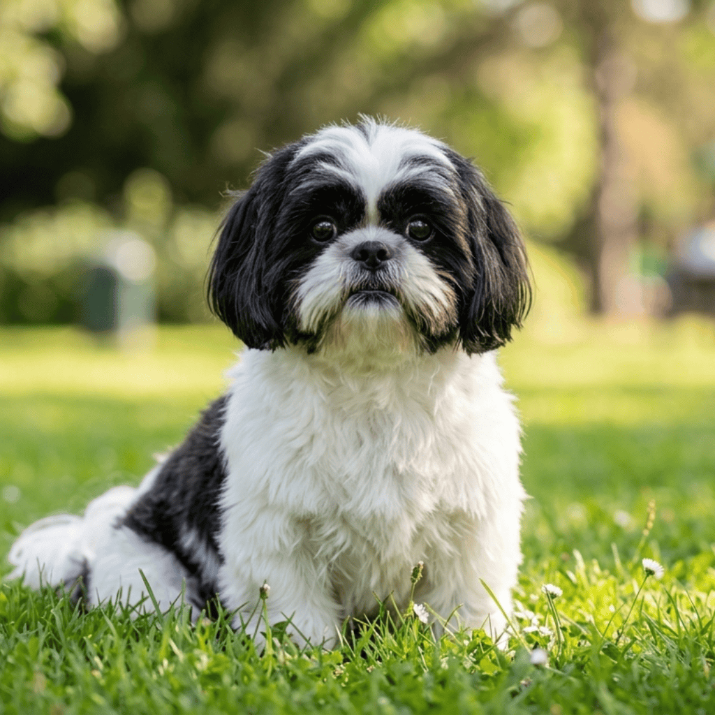 Black and White Shih Tzu (1)