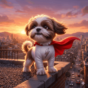 Movie Inspired Shih Tzu costumes - Bolt (1)