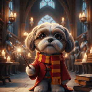 Movie Inspired Shih Tzu costumes -Harry Potter (1)