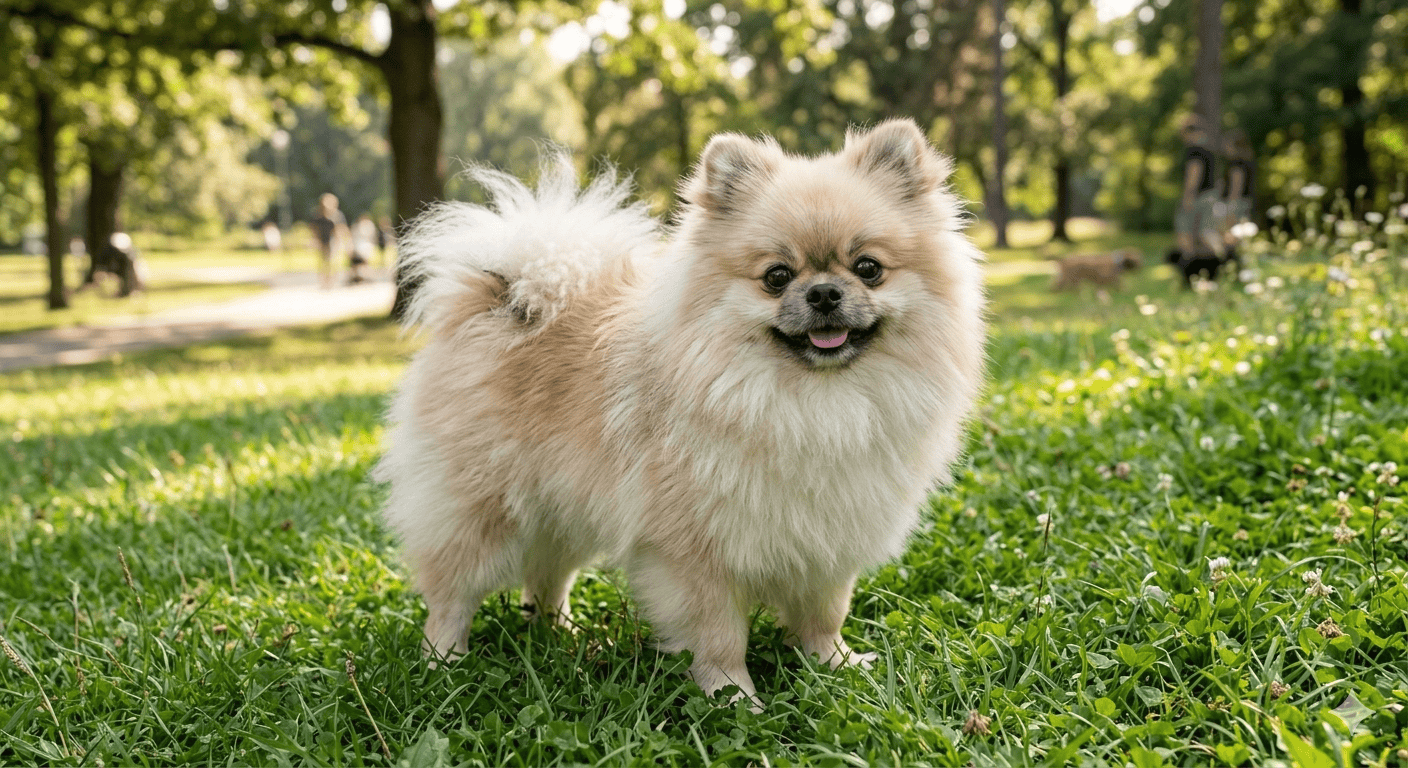 Shiranian - Shih Tzu Mix and Pomeranian (1)