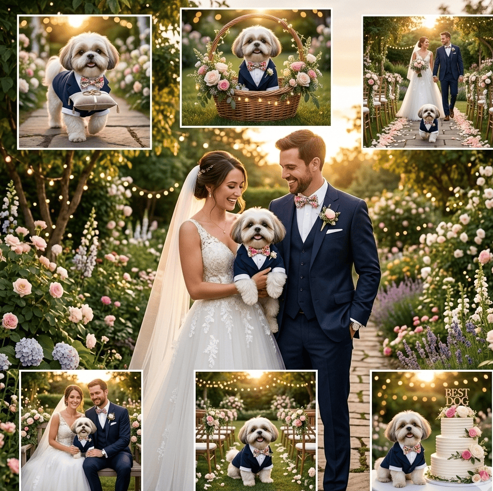10 Best Ways to Include Your Shih Tzu on Your Wedding Day (1)