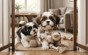 Bentley, a Playful Shih Tzu and His Sibling (1)