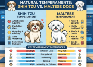 Natural Temperaments of Shih Tzu Compared to Maltese Dogs (1)