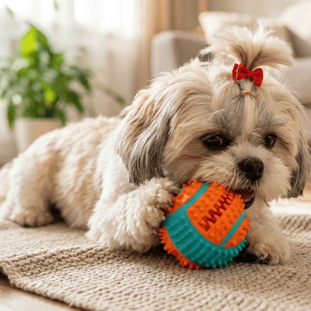 ELASTIC BALL FOR SHIH TZU DENTAL HEALTH (1)