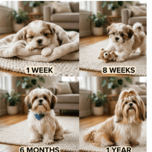 Shih Tzu puppy grows (1)