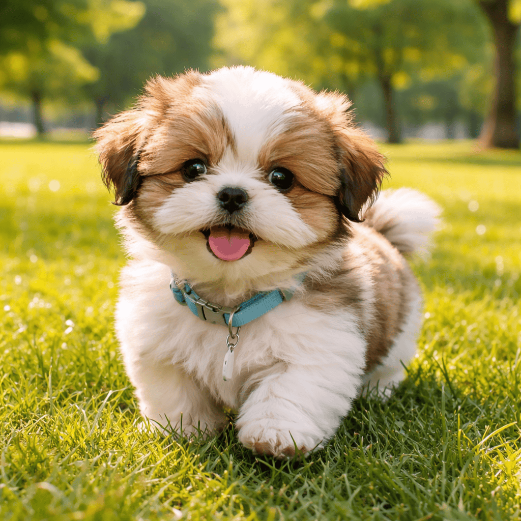 Shih tzu Puppy’s First Time going Outside (1)