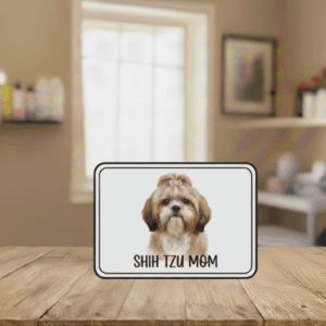 Shih Tzu car magnet (1)